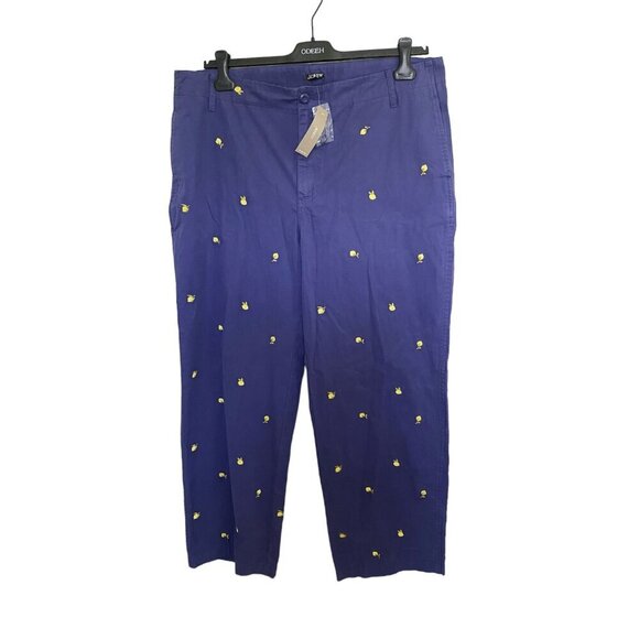 J Crew Embroidered Sailor Heritage Chino Pant - Picture 2 of 4